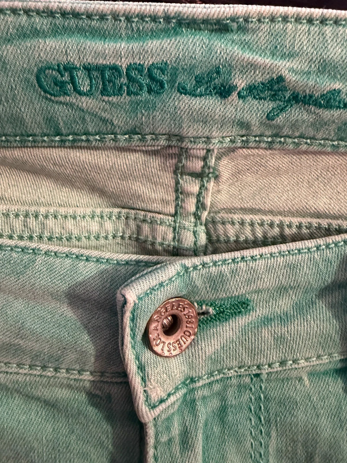 Jeans vrouw guess groen maat 38 – photo 8